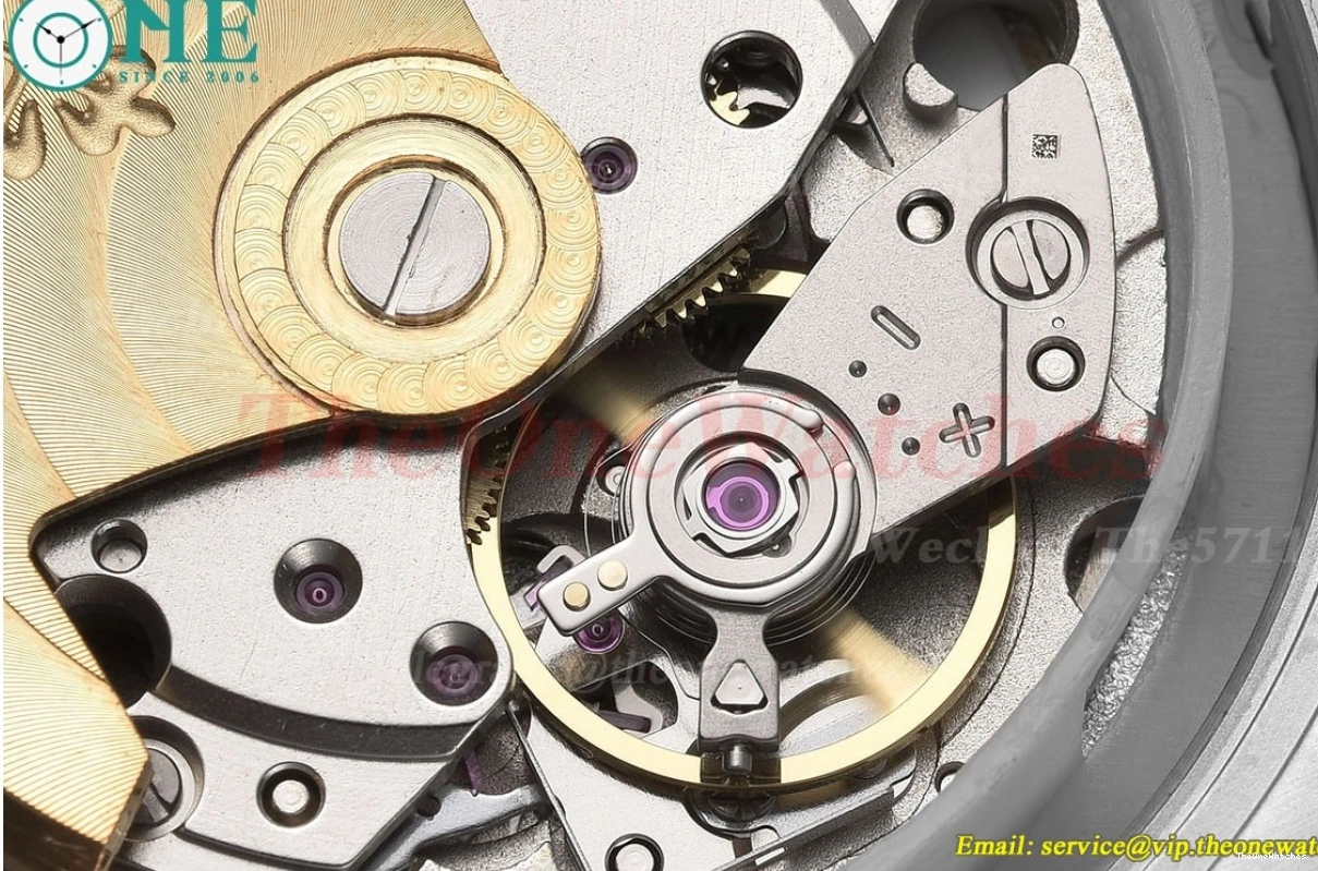 Diamond Textured White MY8215 LE SS GDF Nautilus 40mm Dial 1228